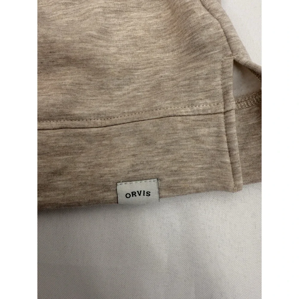 Orvis V-Neck SOFT Modal‎ Sweatshirt Womens Size Large Beige